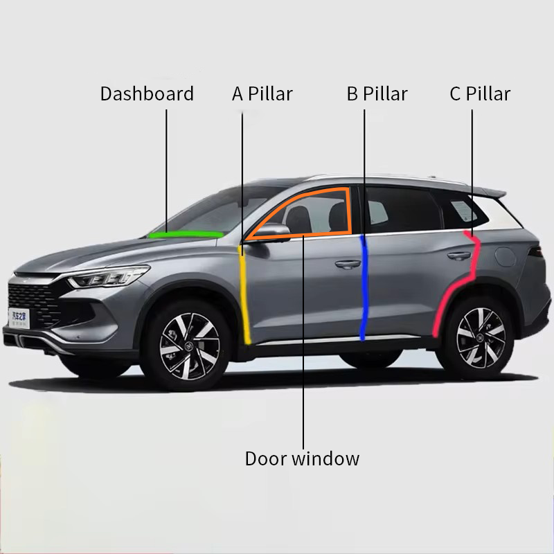 Sealing Strip Soundproofing Kit for OMODA 5/7/9 Jaecoo 5/7/8