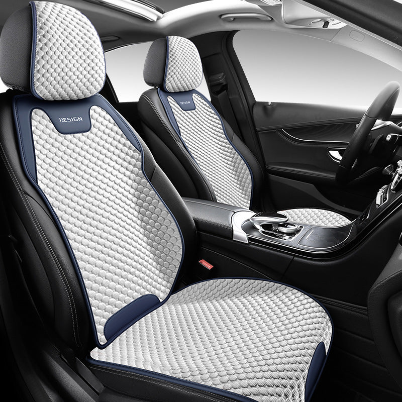 Ice Silk Four Seasons Universal Split Single Car Front Seat Cover