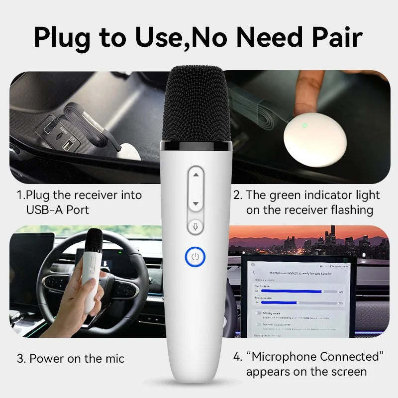 Car Karaoke Mic Compatible with Jaecoo J5 J7 Omoda 7