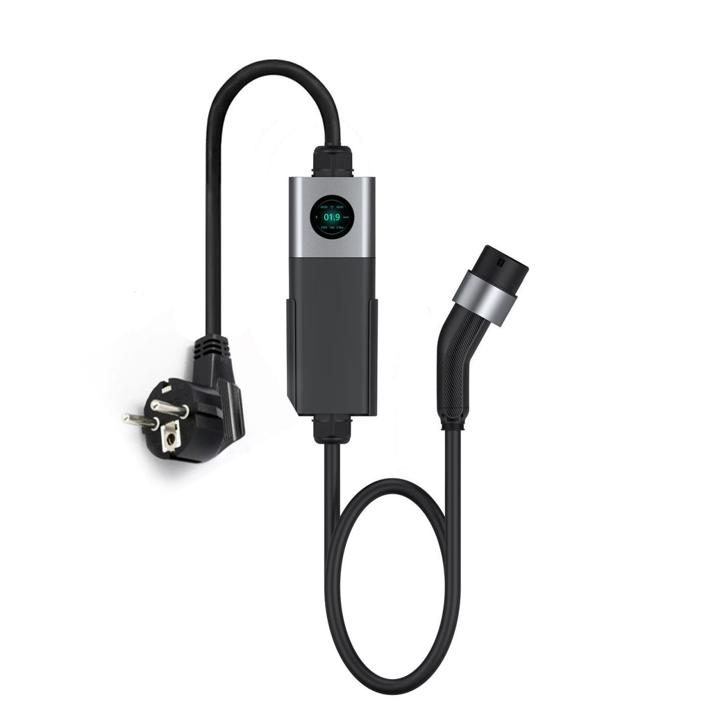 Ev Charger Type2 7kw 32a Fast Electric Car Level 2 Portable Ev Charging Station