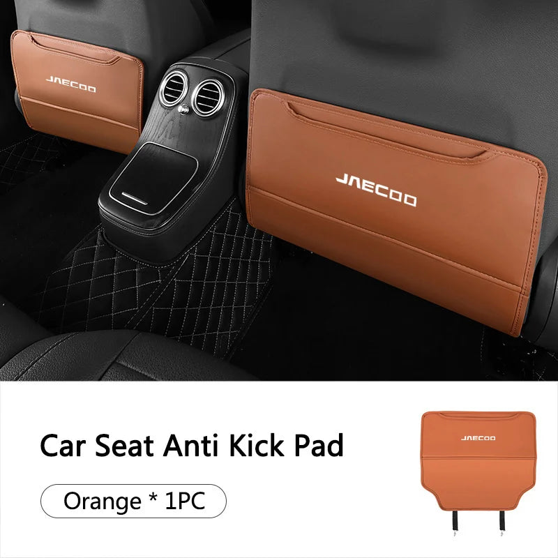 Car Seat Back Anti Kick Pad Leather Protective For Chery Jaecoo J7 J8