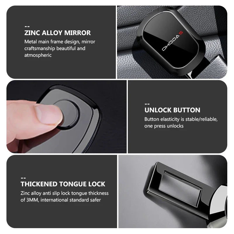 Car Seat Belt Clip Extension For Chery Omoda 5 C5 E5 C9 9 EV PHEV 2024 2025 fx 7