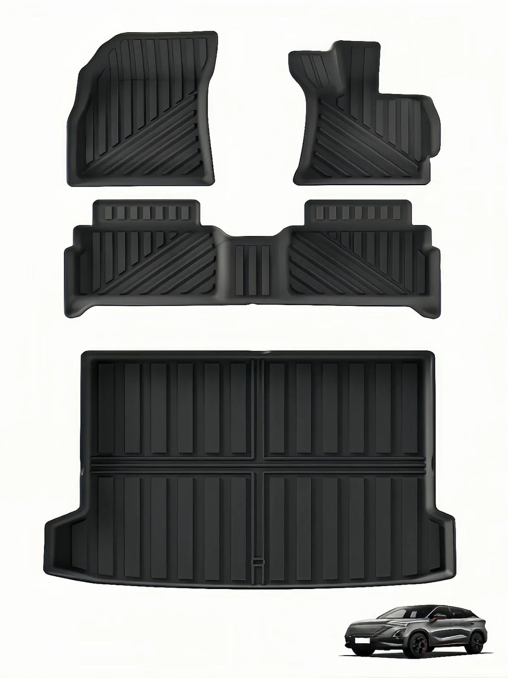 RHD Car Floor Mats Trunk Pad for Chery OMODA 5/C5