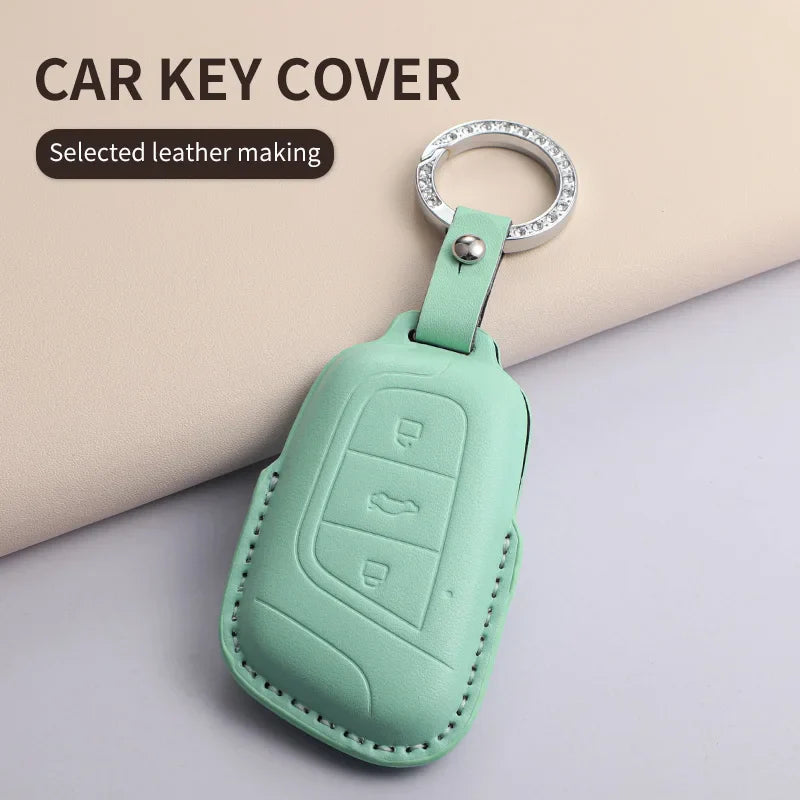For Chery PU Car Keychain Shell Holder