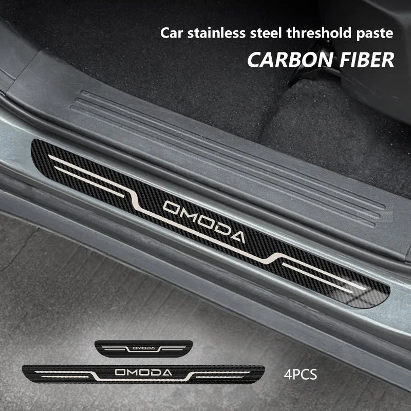 Sticker Door Sill Scuff Plate Guard For Chery Omoda C5 5 E5