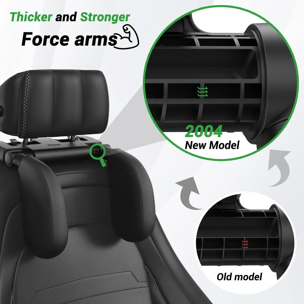 Almohada reposacabezas de coche, reposacabezas Road Pal de espuma viscoelástica engrosada