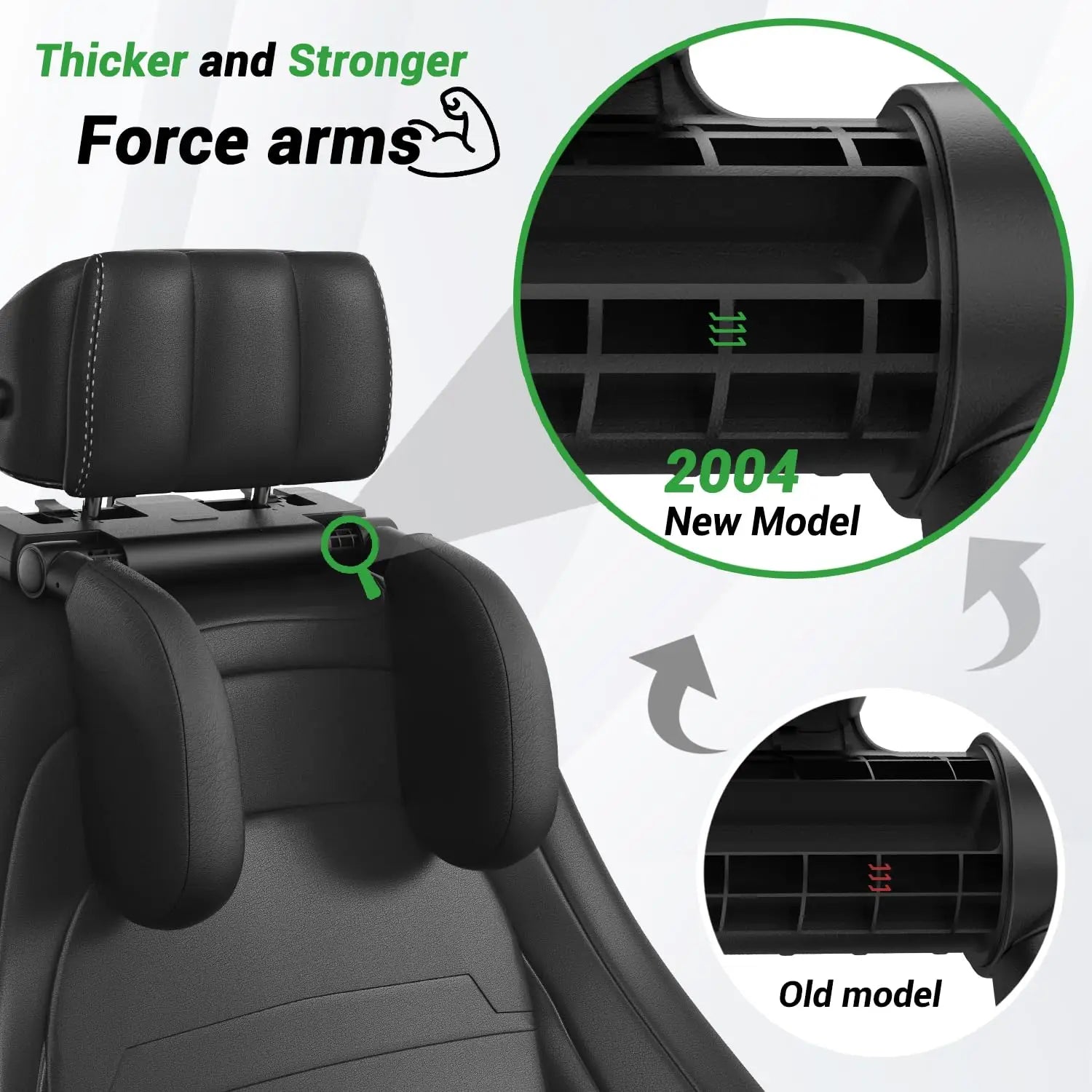 Car Headrest Pillow Thickened Memory Foam Road Pal Headrest