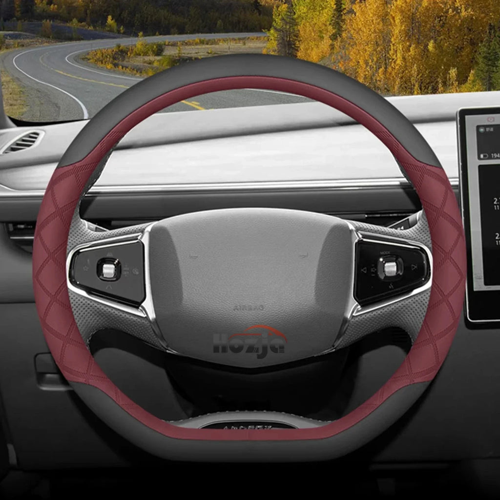 Funda de cuero para volante de coche para Jaecoo J7 J8 J5