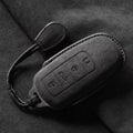 4 Buttons Leather Car Key Case Shell Fob Cover  For Chery Omoda 5 C5