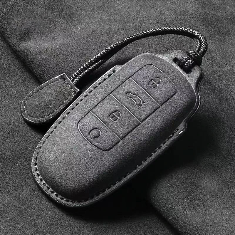 Keyless Protector Car Key Case Leather Cover Shell For Chery Jaecoo 7 J7 J8