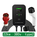 Bluetooth WiFi + APP colonnina di ricarica 7KW11KW22KW pistola AC EV auto elettrica