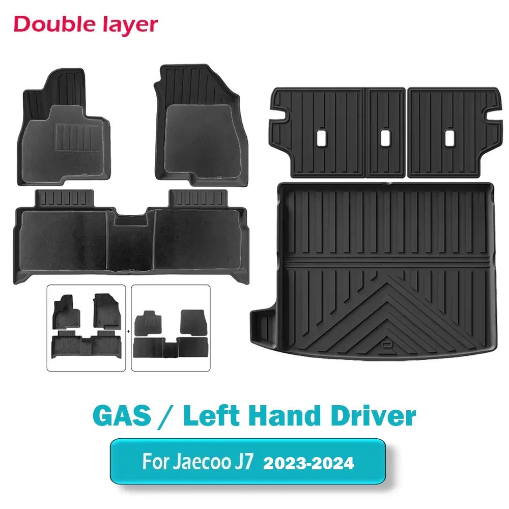 Tappetini per auto Tappeto bagagliaio per Chery Jaecoo J7
