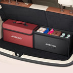 Caja de almacenamiento plegable para maletero de cuero de carbono para JAECOO OMODA J7 J8 J5 J9