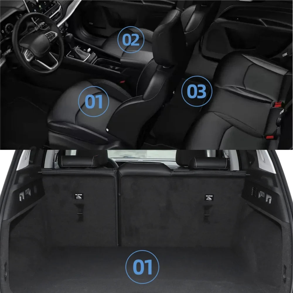 RHD Car Floor Mats Trunk Pad for Chery OMODA 5/C5