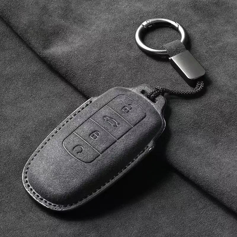 Keyless Protector Car Key Case Leather Cover Shell For Chery Jaecoo 7 J7 J8