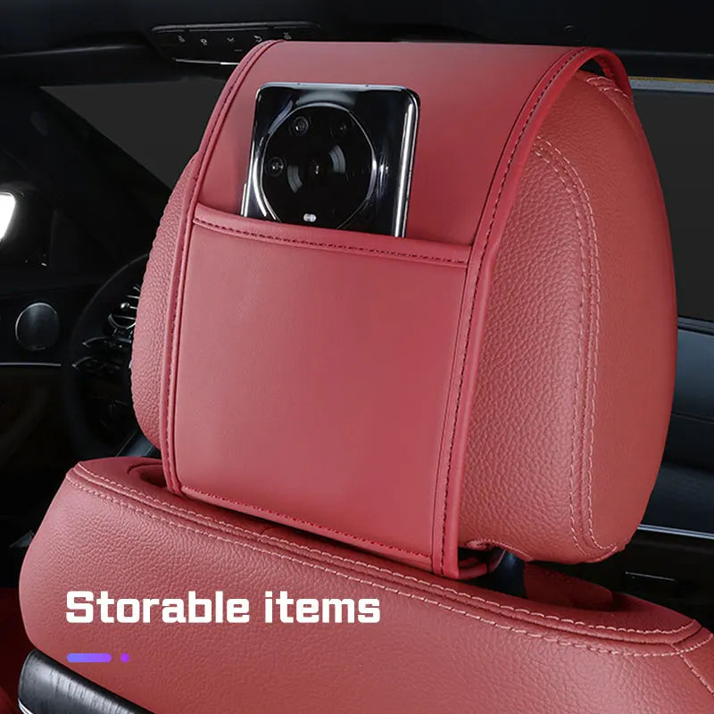 Leather Car Seat Headrest Protective Cover For Chery Jaecoo J7 J8