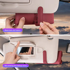Leather Car Glasses Case Portable For Chery Jaecoo J7 J8