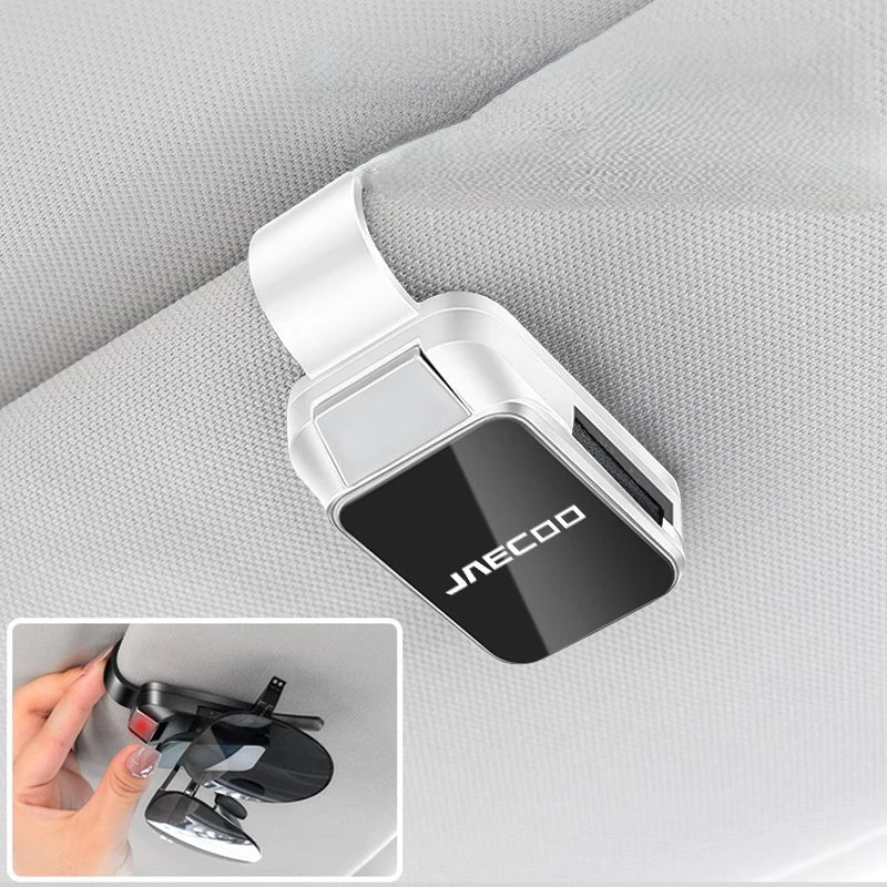 Alloy Magnetic Car Visor Sunglasses Holder Clip for Chery Jaecoo J7 J8