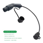 Adaptador de enchufe tipo 2 a Schuko 16A 3.5kw, enchufe macho Mennekes EC62196-2 a enchufe de la UE para patinetes eléctricos y bicicletas eléctricas