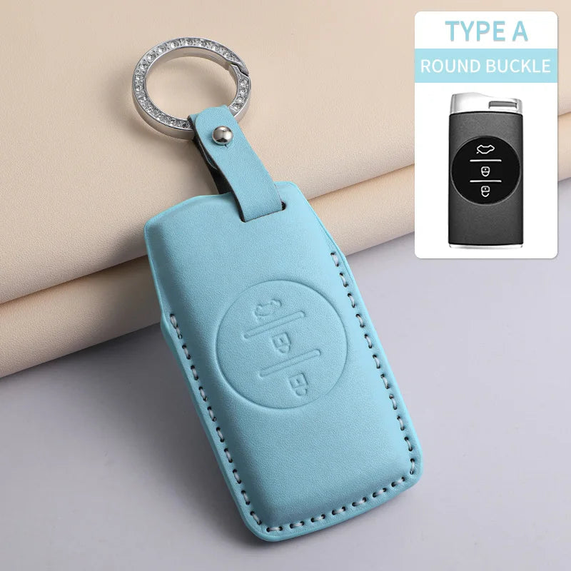 For Chery PU Car Keychain Shell Holder