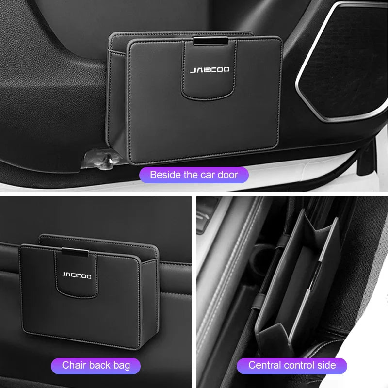 Papelera de cuero para coche Chery Jaecoo J7 J8 J5 6