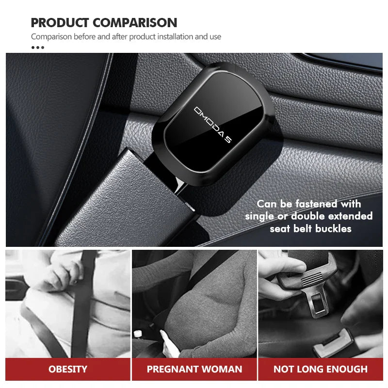 Car Seat Belt Clip Extension For Chery Omoda 5 C5 E5 C9 9 EV PHEV 2024 2025 fx 7
