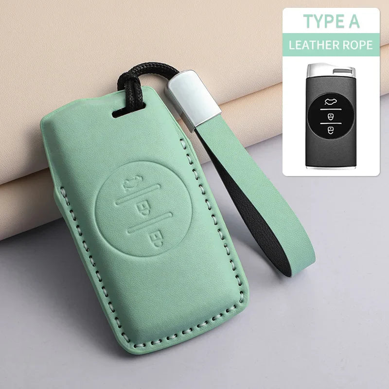 For Chery PU Car Keychain Shell Holder