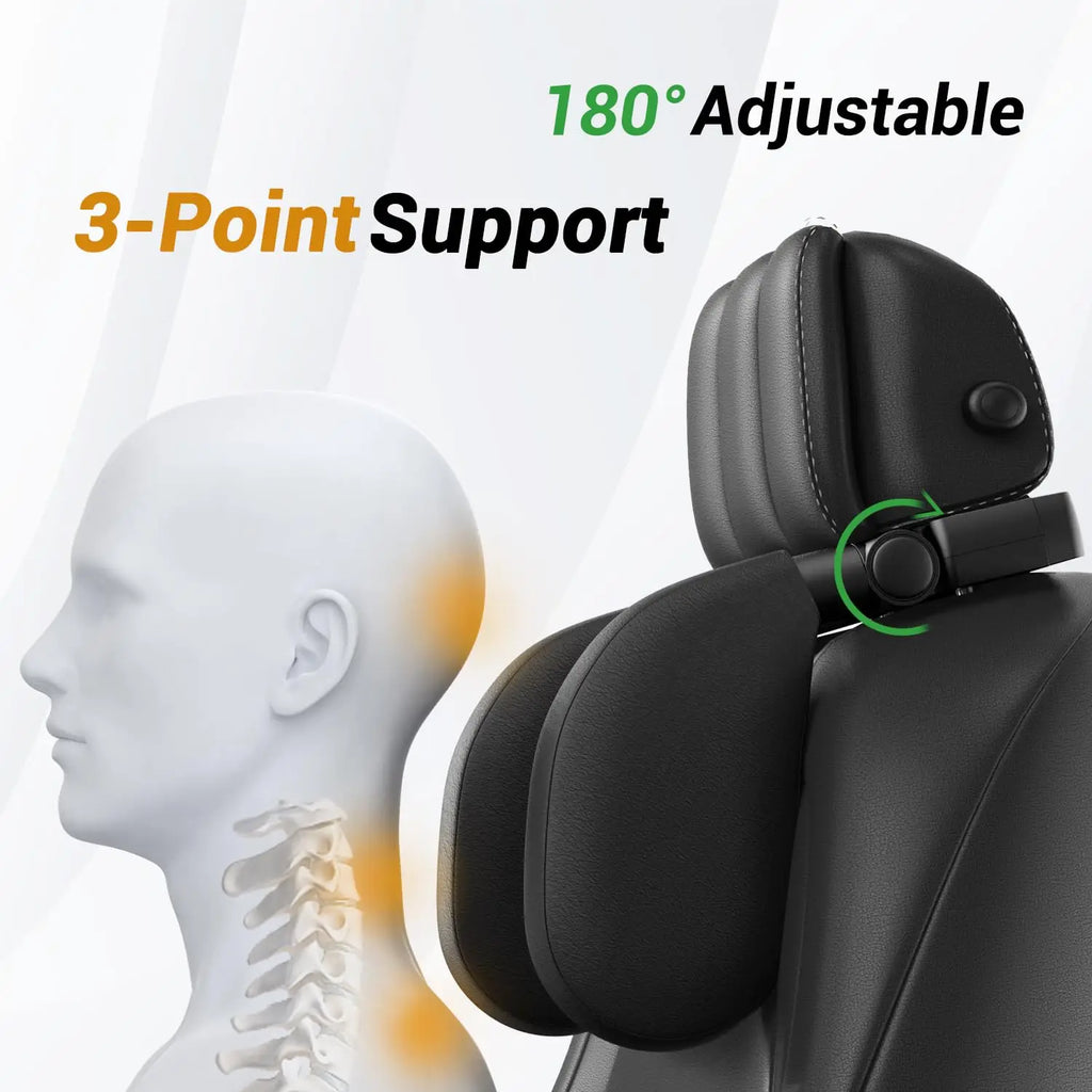 Almohada reposacabezas de coche, reposacabezas Road Pal de espuma viscoelástica engrosada