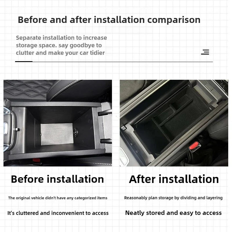Jaecoo J7 PHEV Armrest Storage Box Screen box