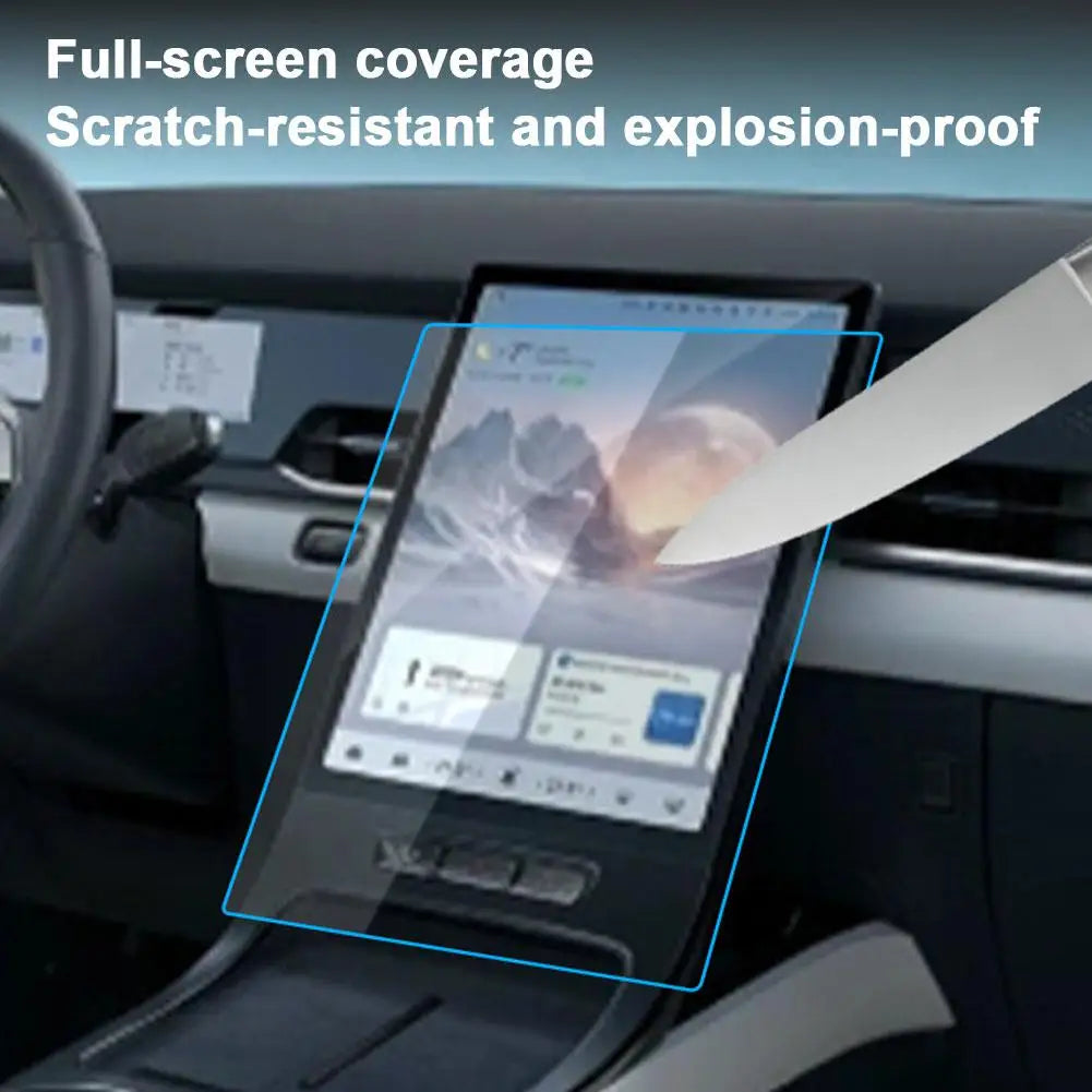 Película protectora de pantalla de cristal templado para radio GPS de coche Chery Jaecoo J5 LCD