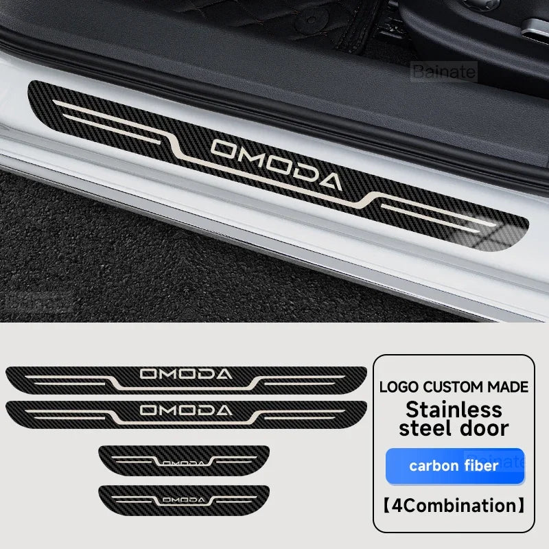 Sticker Door Sill Scuff Plate Guard For Chery Omoda C5 5 E5