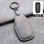 Leather Car Key Cover Case Shell Protector For Chery Jaecoo 7 J7 J8