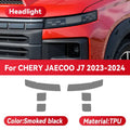 CHERY JAECOO J7 2023 2024 Película protectora de TPU negra para faros de coche