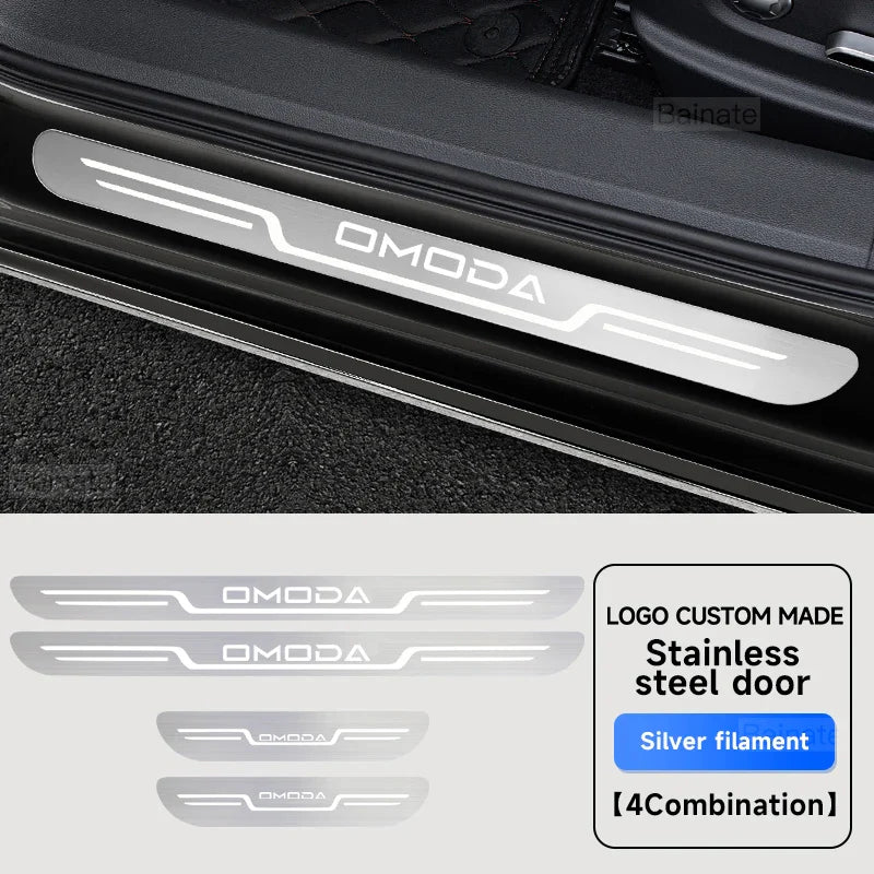 Sticker Door Sill Scuff Plate Guard For Chery Omoda C5 5 E5