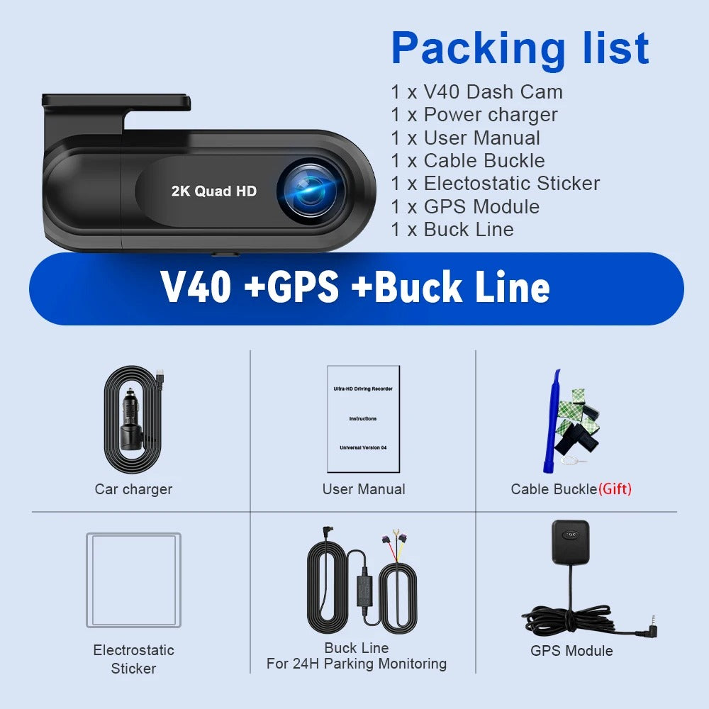 2.5K Front Dash Cam for Car - EVUPUP For Leapmotor