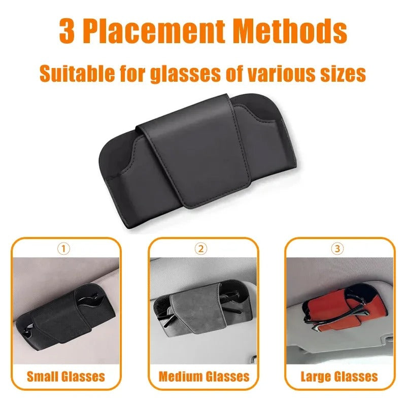 Sun Visor Glasses Holder Sunglasses Storage Case - Leapmotor Accessories