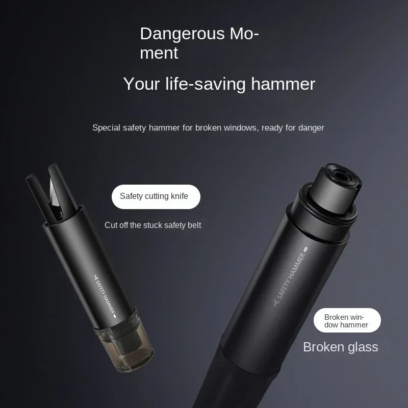 2-in-1 Car Safety Hammer Window Glass Breaker Seat Belt Cutter - EVUPUP For Leapmotor