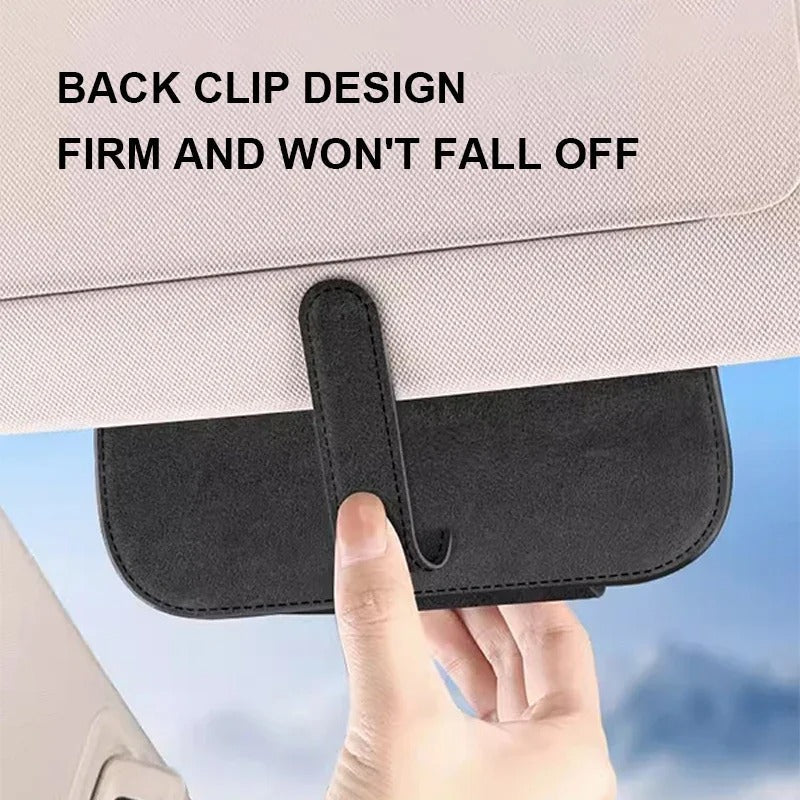 Sun Visor Glasses Holder Sunglasses Storage Case - Leapmotor Accessories