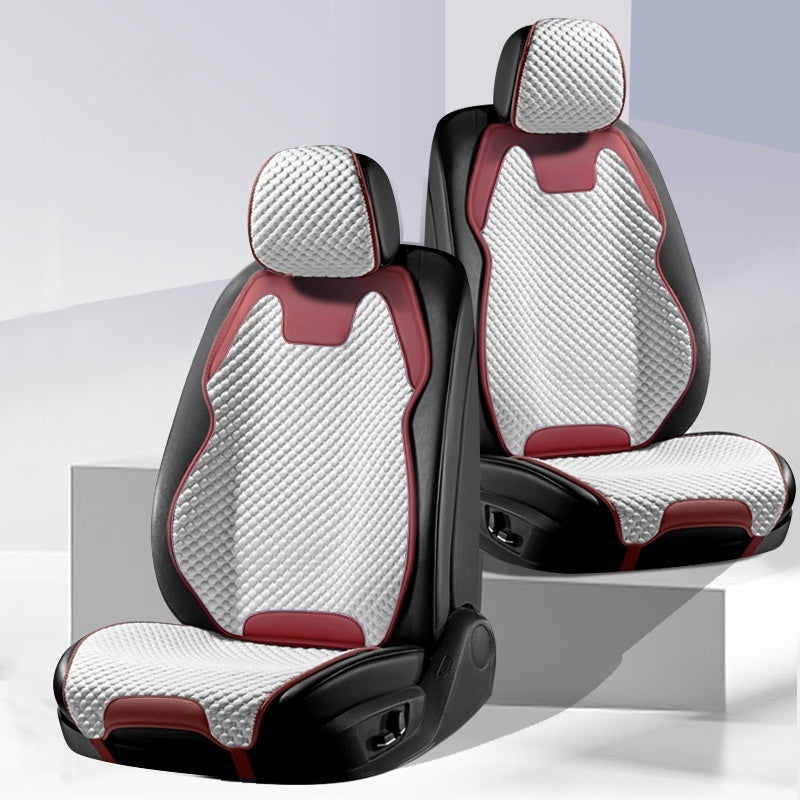 Ice Silk Four Seasons Universal Split Single Car Front Seat Cover